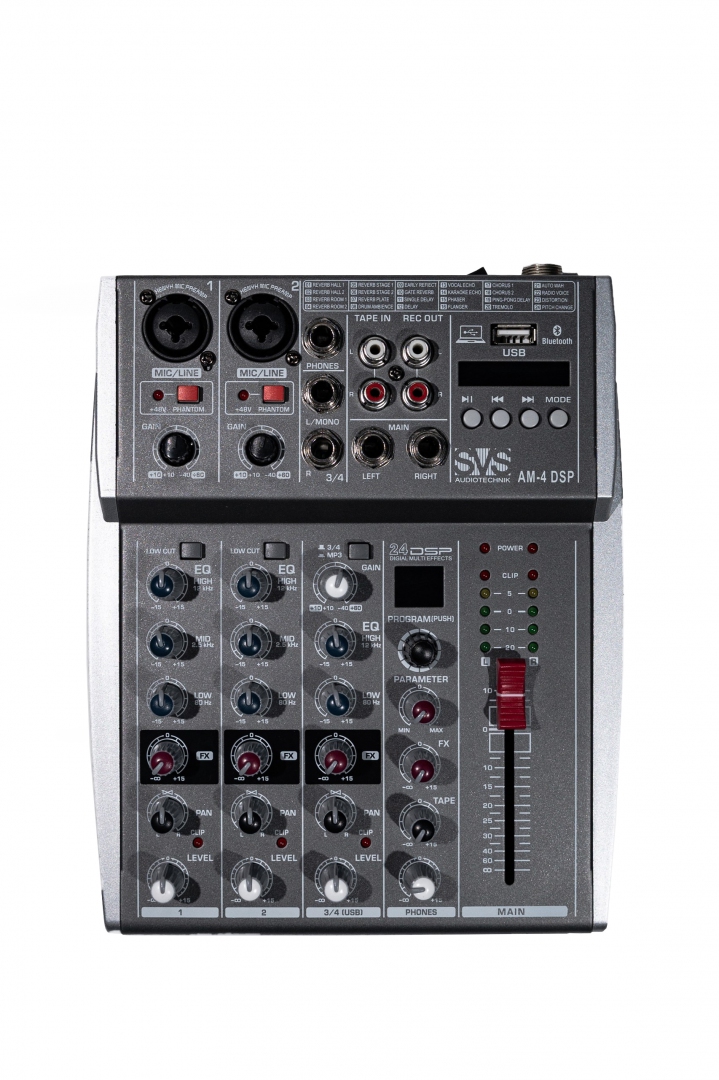 SVS Audiotechnik mixers AM-4 DSP Аналоговый микшерный пульт, 4-канала в Новом Уренгое