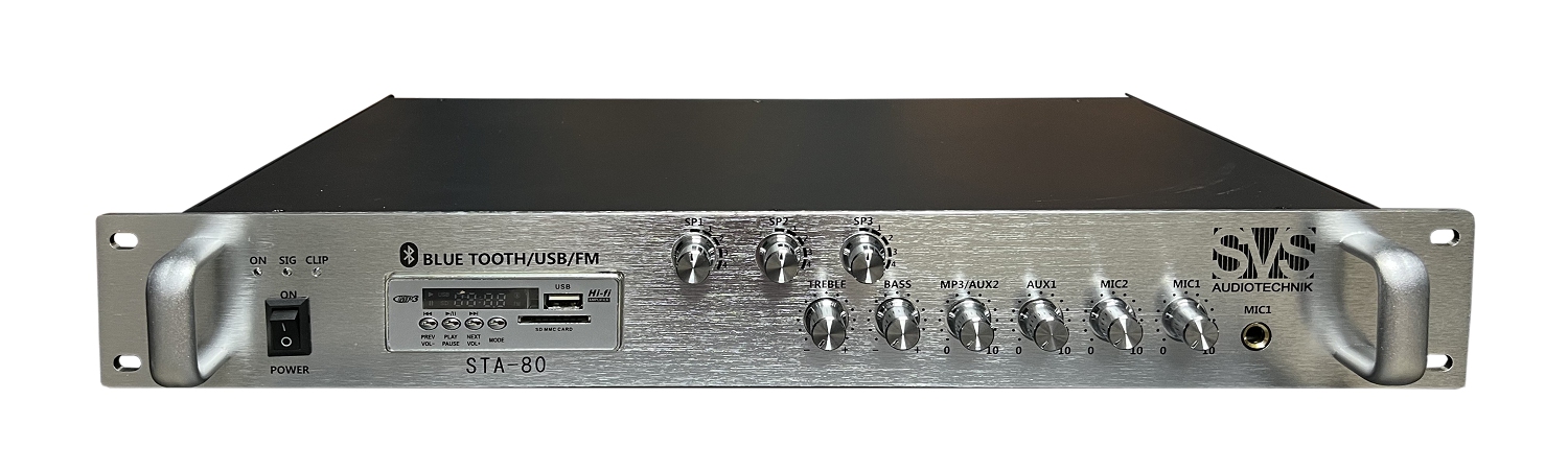 SVS Audiotechnik STA-80 Микшер-усилитель для систем Public Address в Новом Уренгое